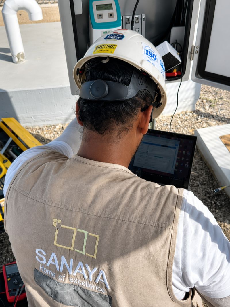 SANAYA engineer commissioning