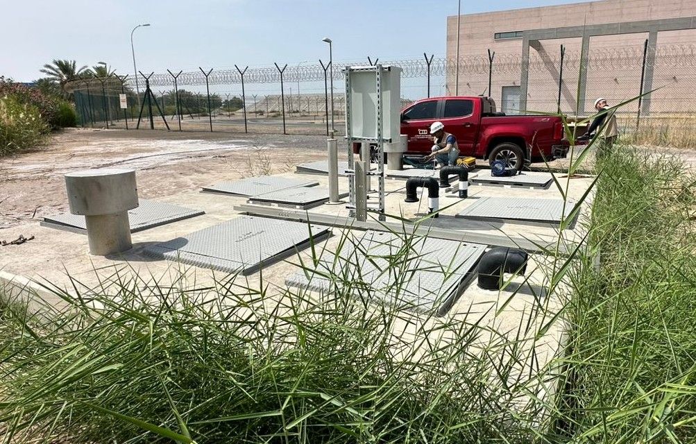 Lifting station at Muscat Airport
